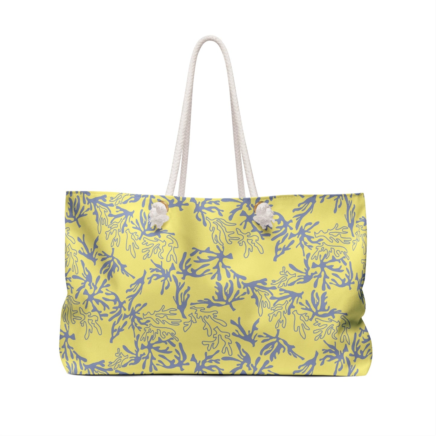 Weekender Bag Coral Soft Yellow - Global Village Kailua Boutique