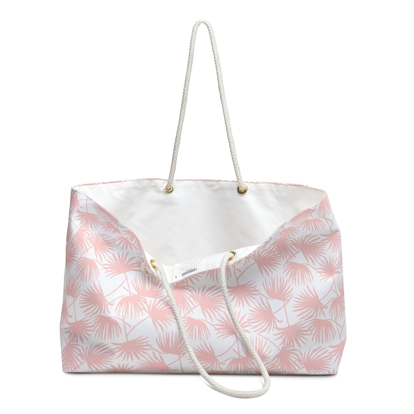 Weekender Bag Fan Palm Pink - Global Village Kailua Boutique