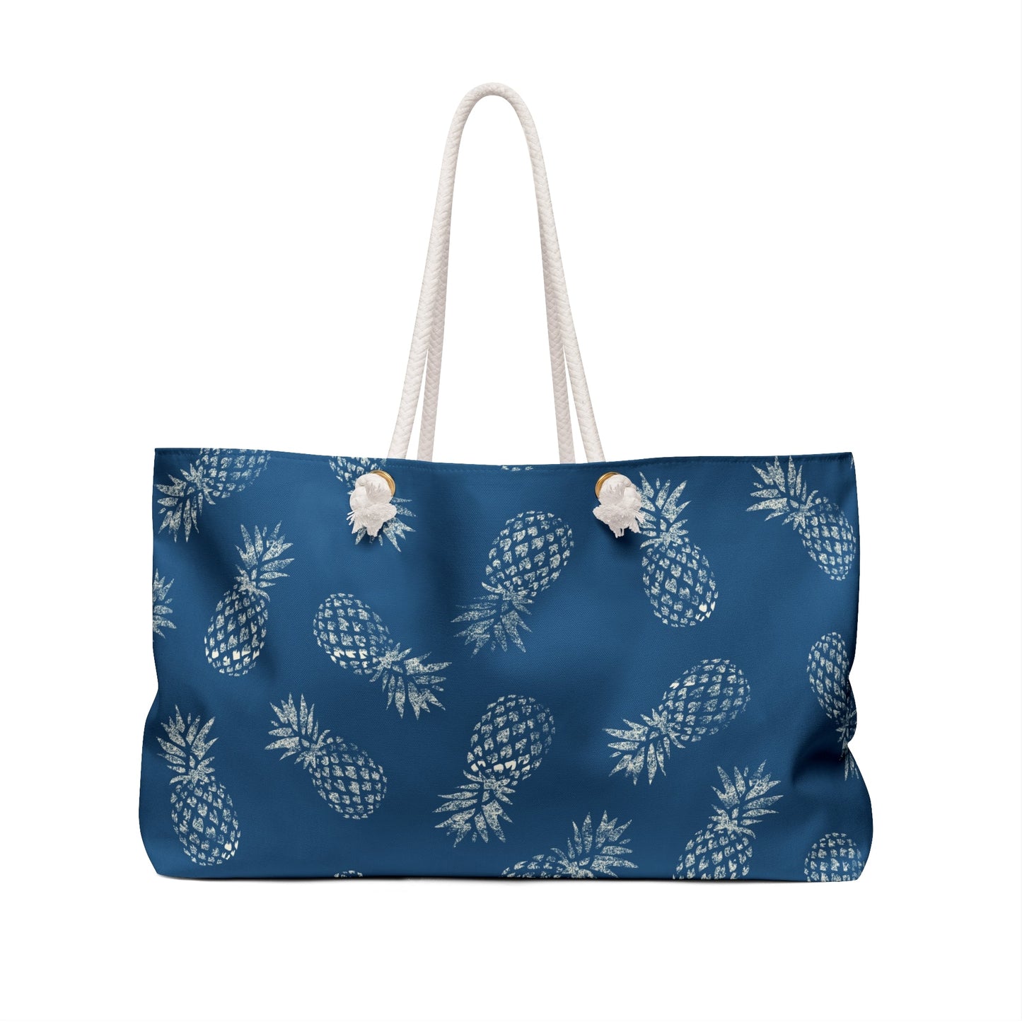 Weekender Bag Pineapple Ingidgo - Global Village Kailua Boutique