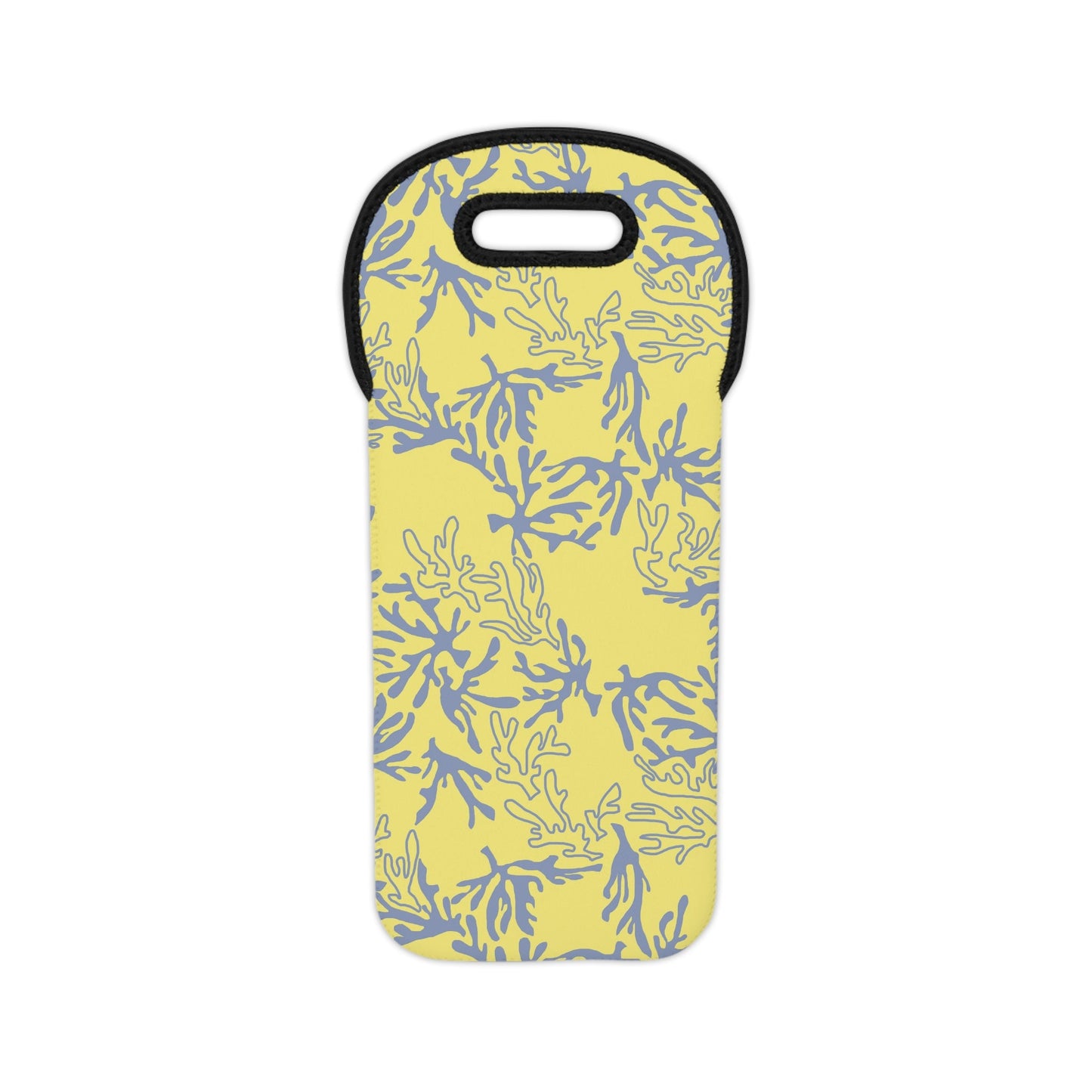 Wine Tote Coral Soft Yellow - Global Village Kailua Boutique