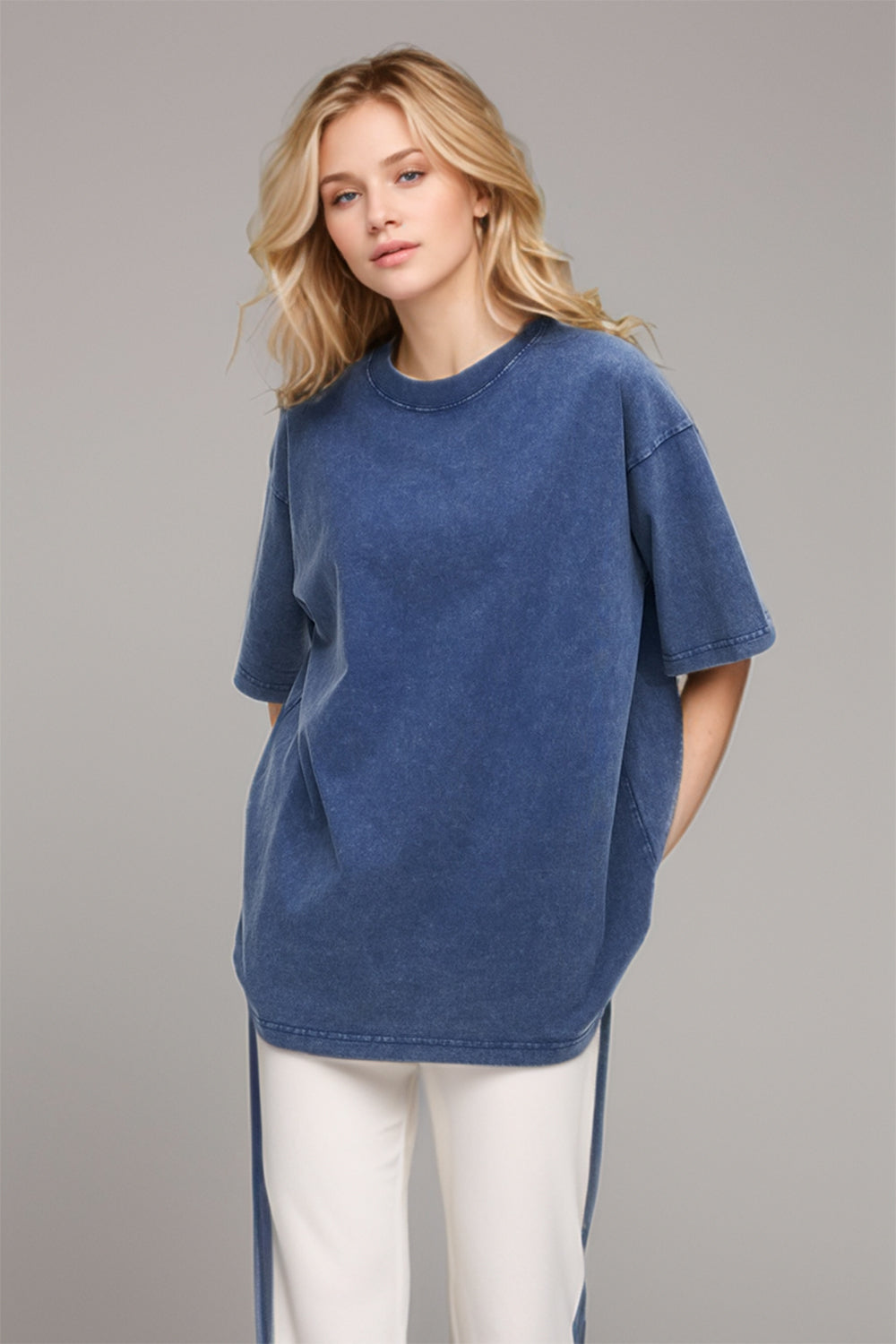 Basic Bae Cotton Round Neck Half Sleeve Tee