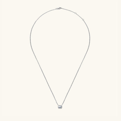 1 Carat Moissanite 925 Sterling Silver Pendant Necklace - Global Village Kailua Boutique