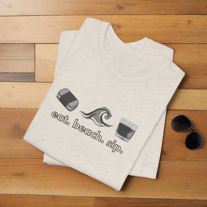 Eat Beach Sip Graphic Tee