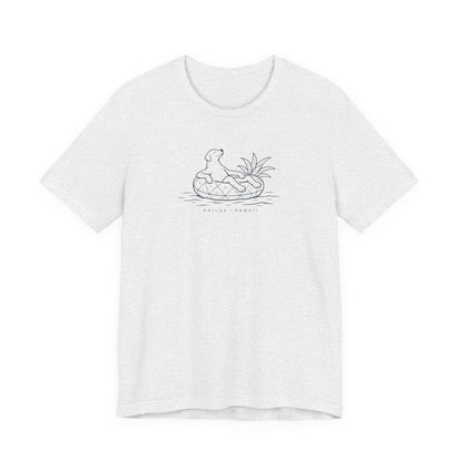 Koa Pineapple Floatie Dog Tee | Coastal Hawaii Tee
