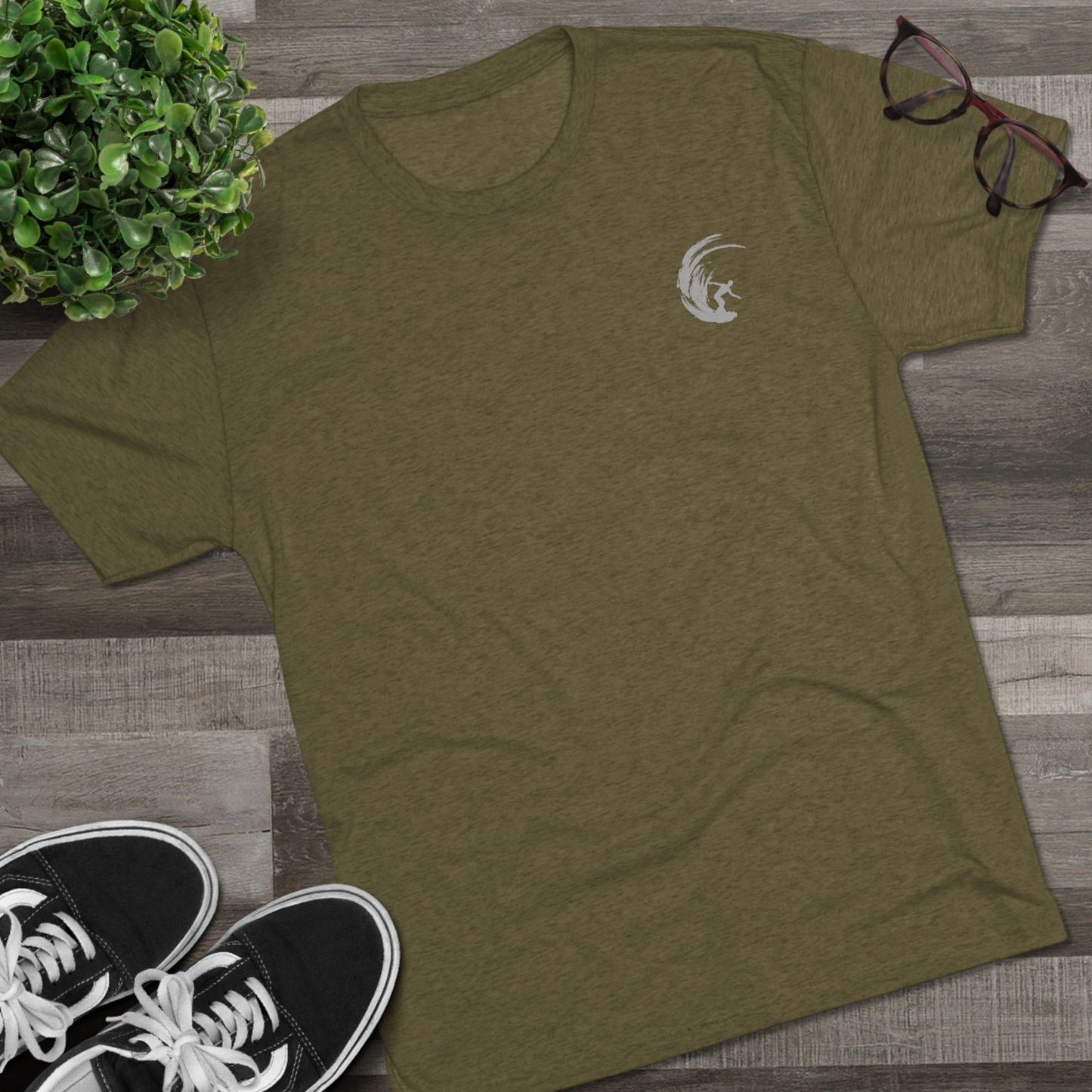 Ride the Wave Unisex Triblend Crew Tee