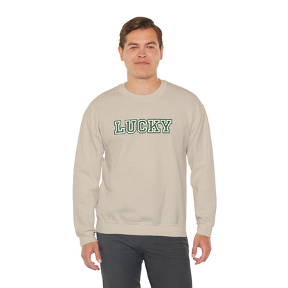 Lucky Varsity Unisex Heavy Blend Crewneck Sweatshirt