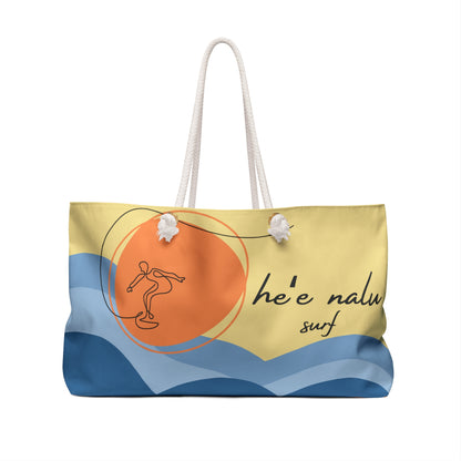 Surf Sketch Weekender Bag | Beach Tote for Travel & Everyday