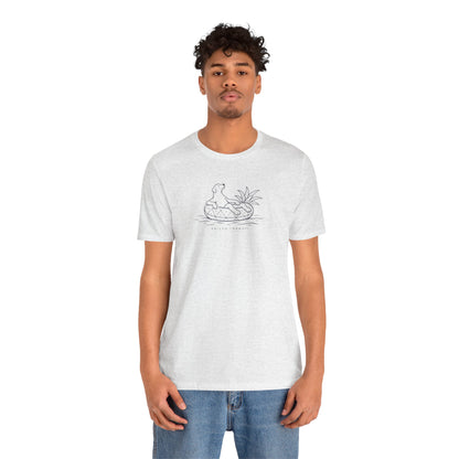 Koa Pineapple Floatie Dog Tee | Coastal Hawaii Tee