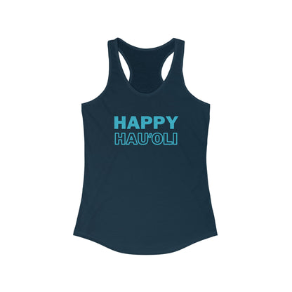 HAPPY – Hauʻoli Racerback Tank – Joy in Every Moment