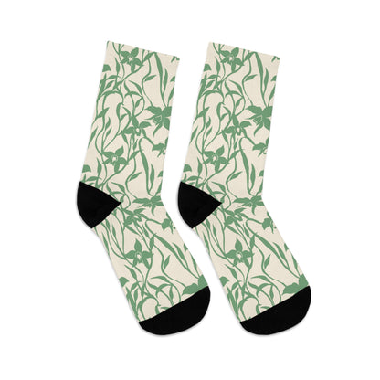 Recycled Poly Socks Orchid Sage