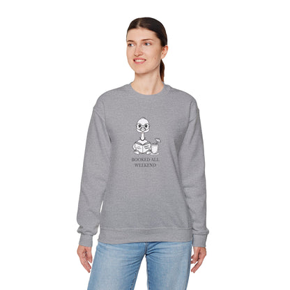 Booked All Weekend Sweatshirt – Nēnē Goose Island Reader Edition