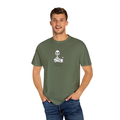 Booked All Weekend Tee – Cozy Graphic Shirt for Readers and Homebodies