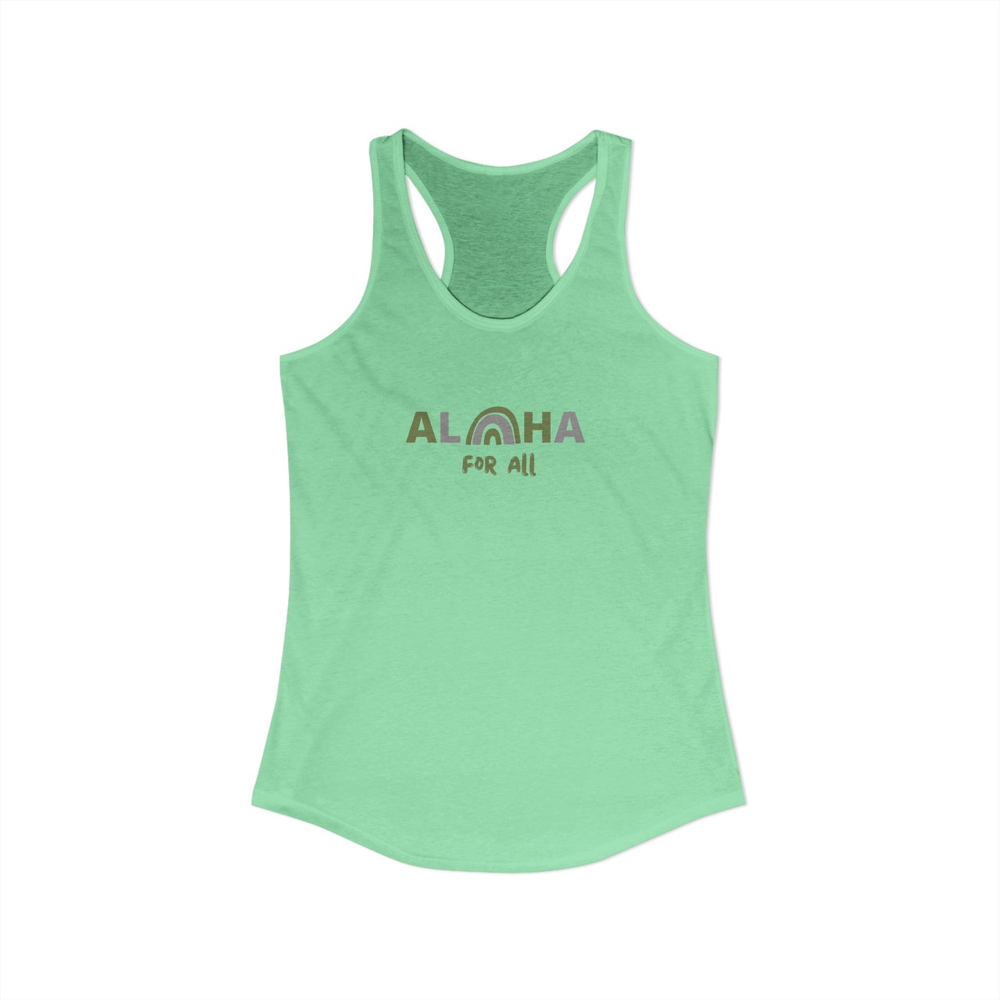 Aloha For All Racerback Tank