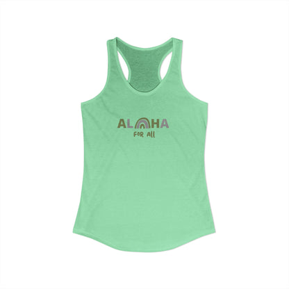 Aloha For All Racerback Tank