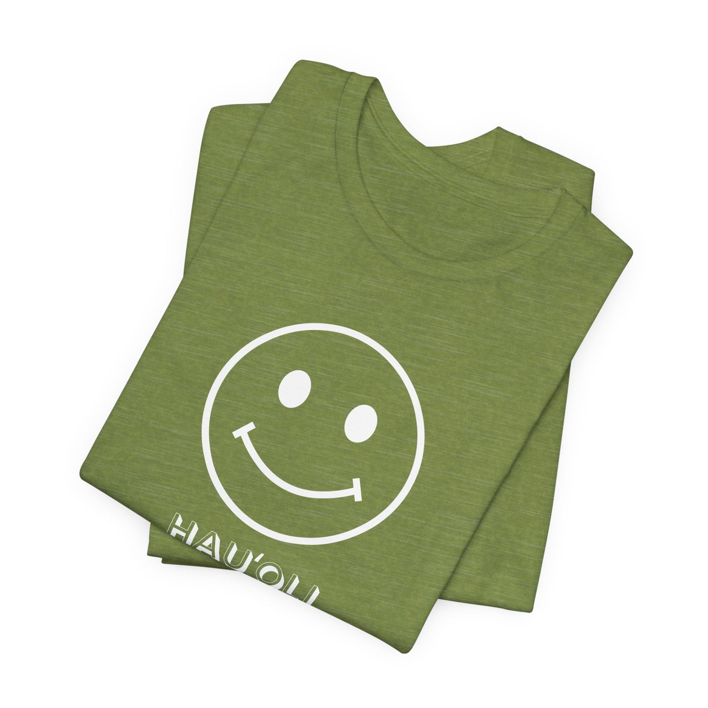 Hauʻoli Happy Face Unisex Tee | Hawaii Graphic T-Shirt