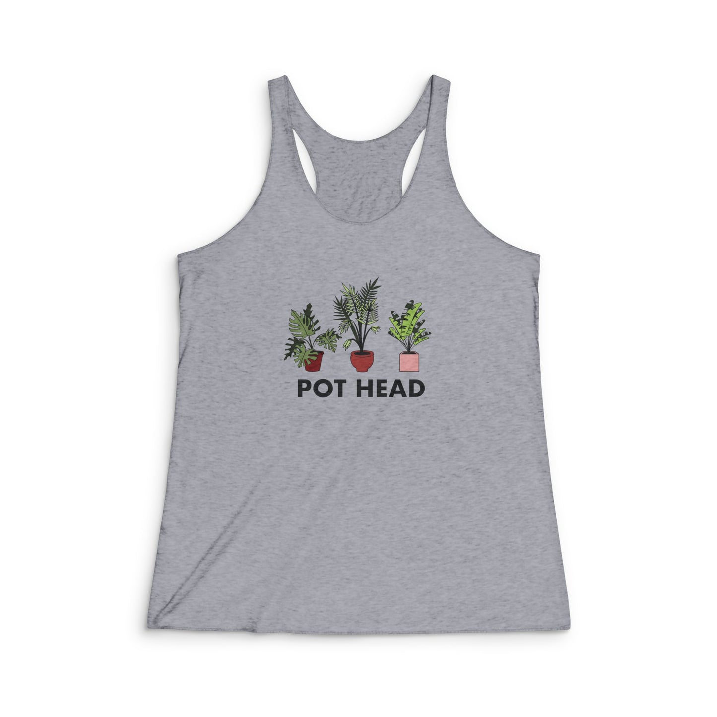 Kailua Tank Womenʻs Tropical Pot Head Tri-blend