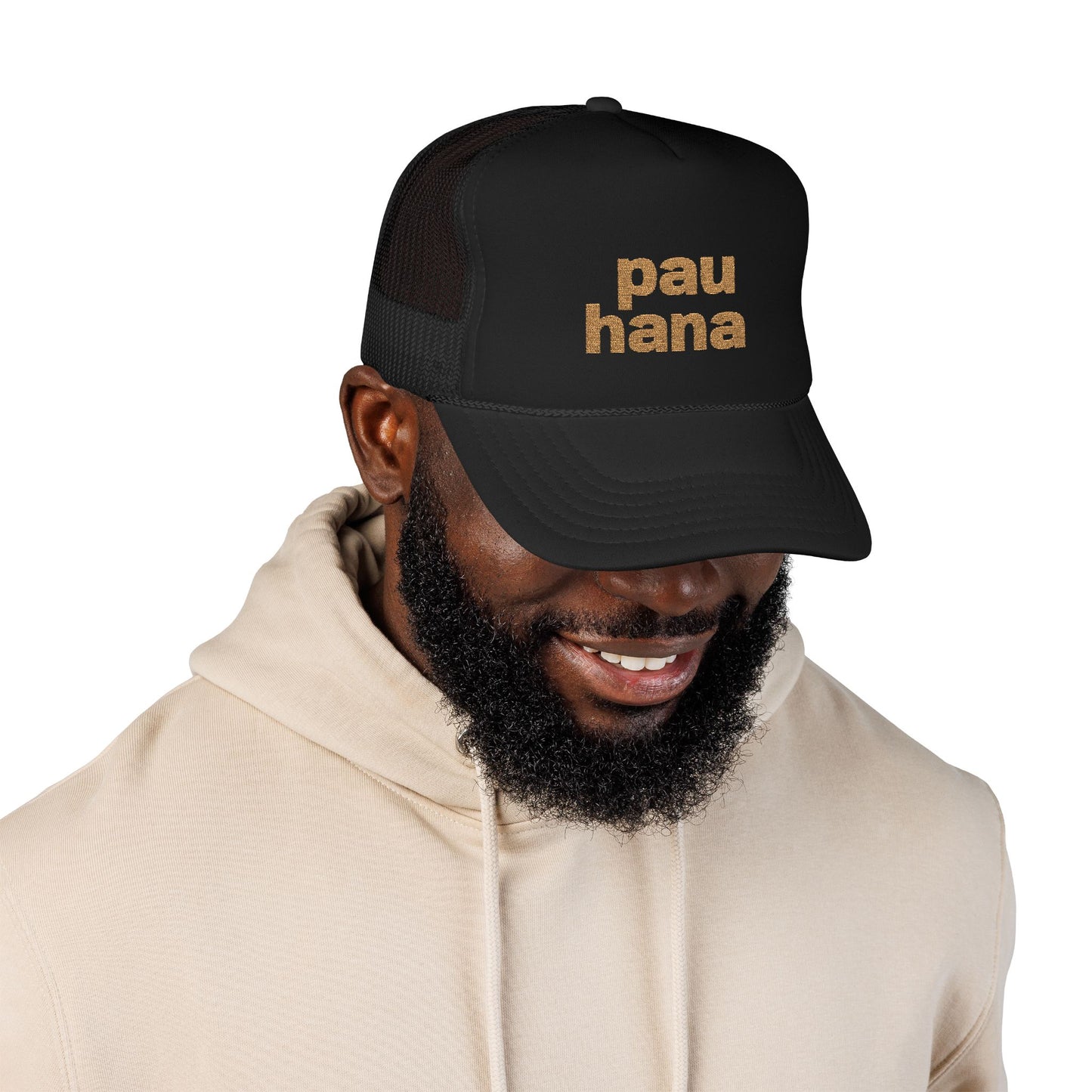 Pau Hana Trucker Hat | Embroidered Island Style Cap