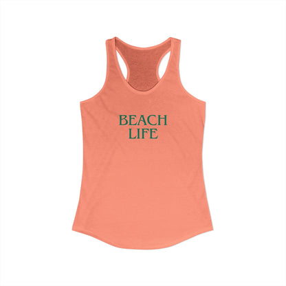 Beach Life Racerback Tank – Salty Air, Sandy Toes