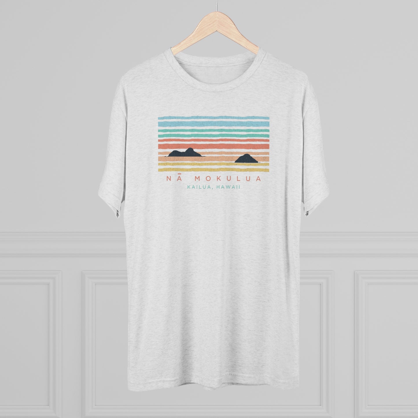 Water View of Moks Unisex Tri-Blend Crew Tee