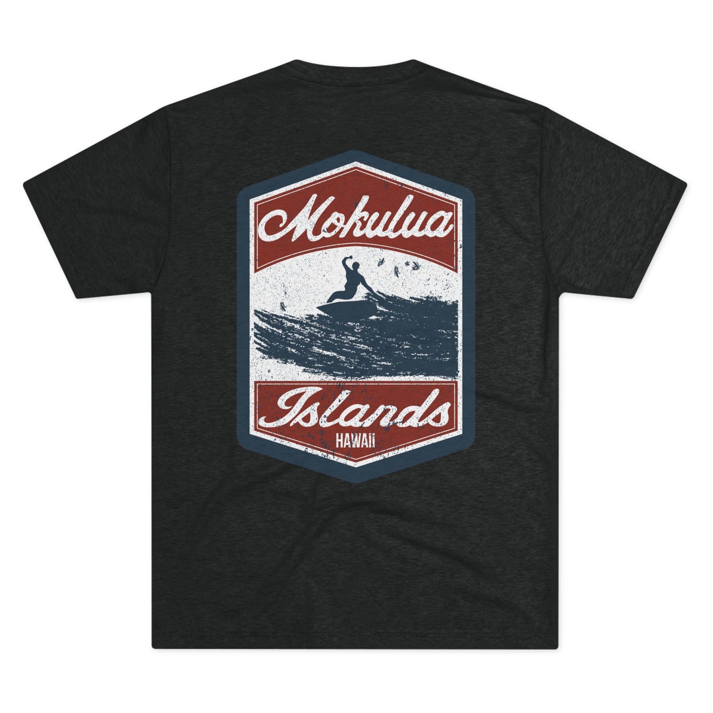 Mokulua Islands Surf Unisex Tri-Blend Crew Tee