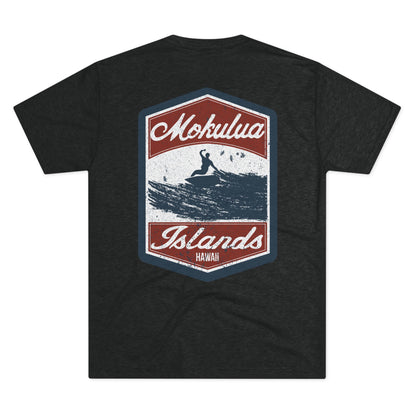 Mokulua Islands Surf Unisex Tri-Blend Crew Tee