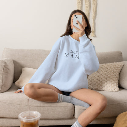 Surf Mama Sweatshirt | Hawaii Beach Graphic Pullover