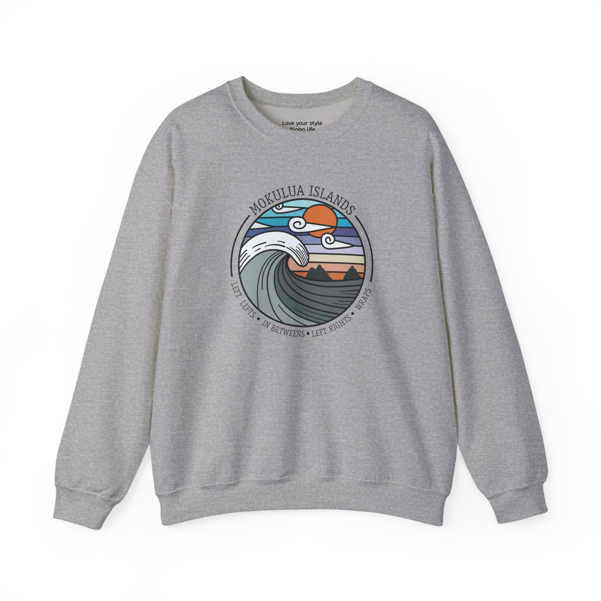 Mokulua Islands Surf Spots Graphic Sweatshirt