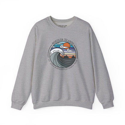 Mokulua Islands Surf Spots Graphic Sweatshirt