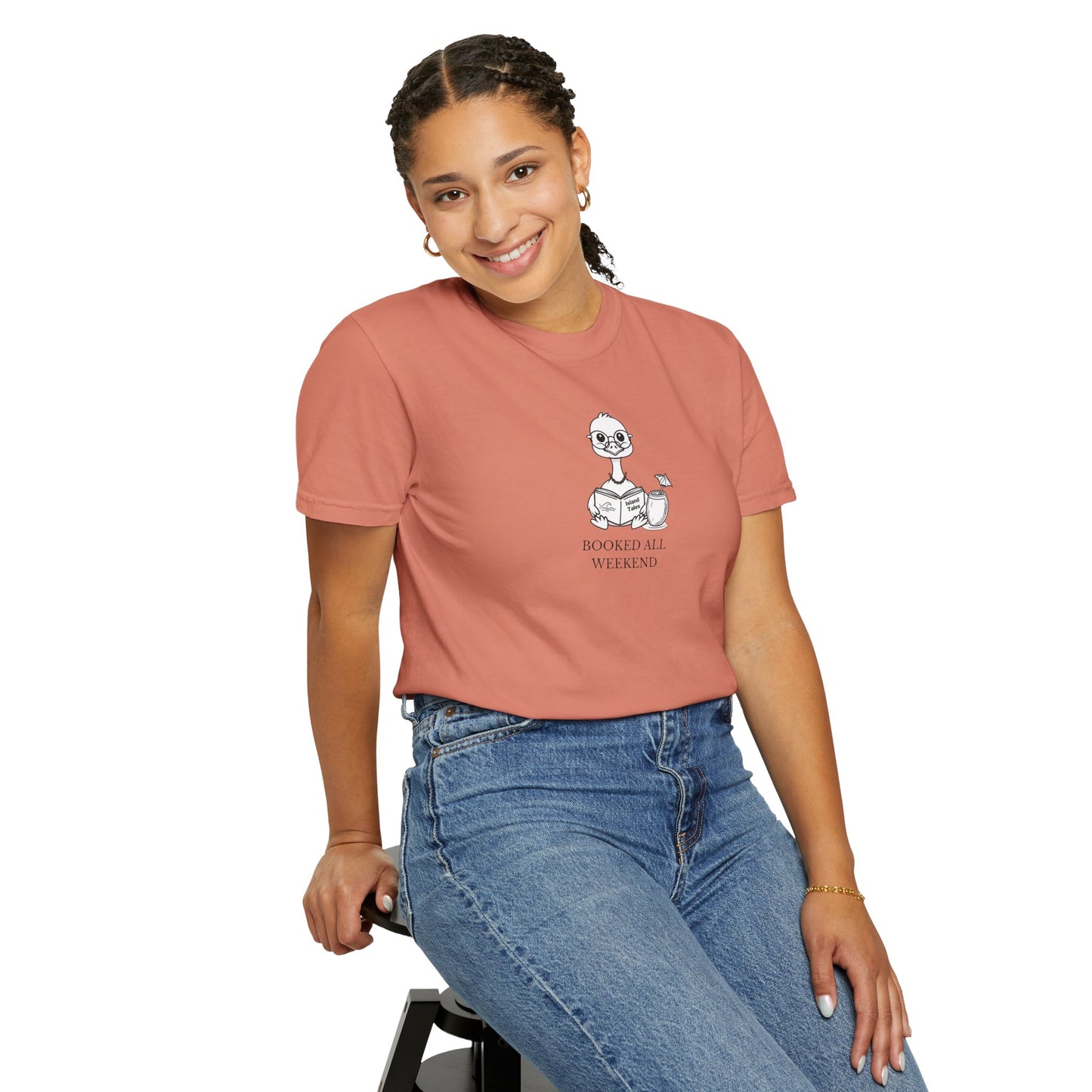 Booked All Weekend Tee – Cozy Graphic Shirt for Readers and Homebodies