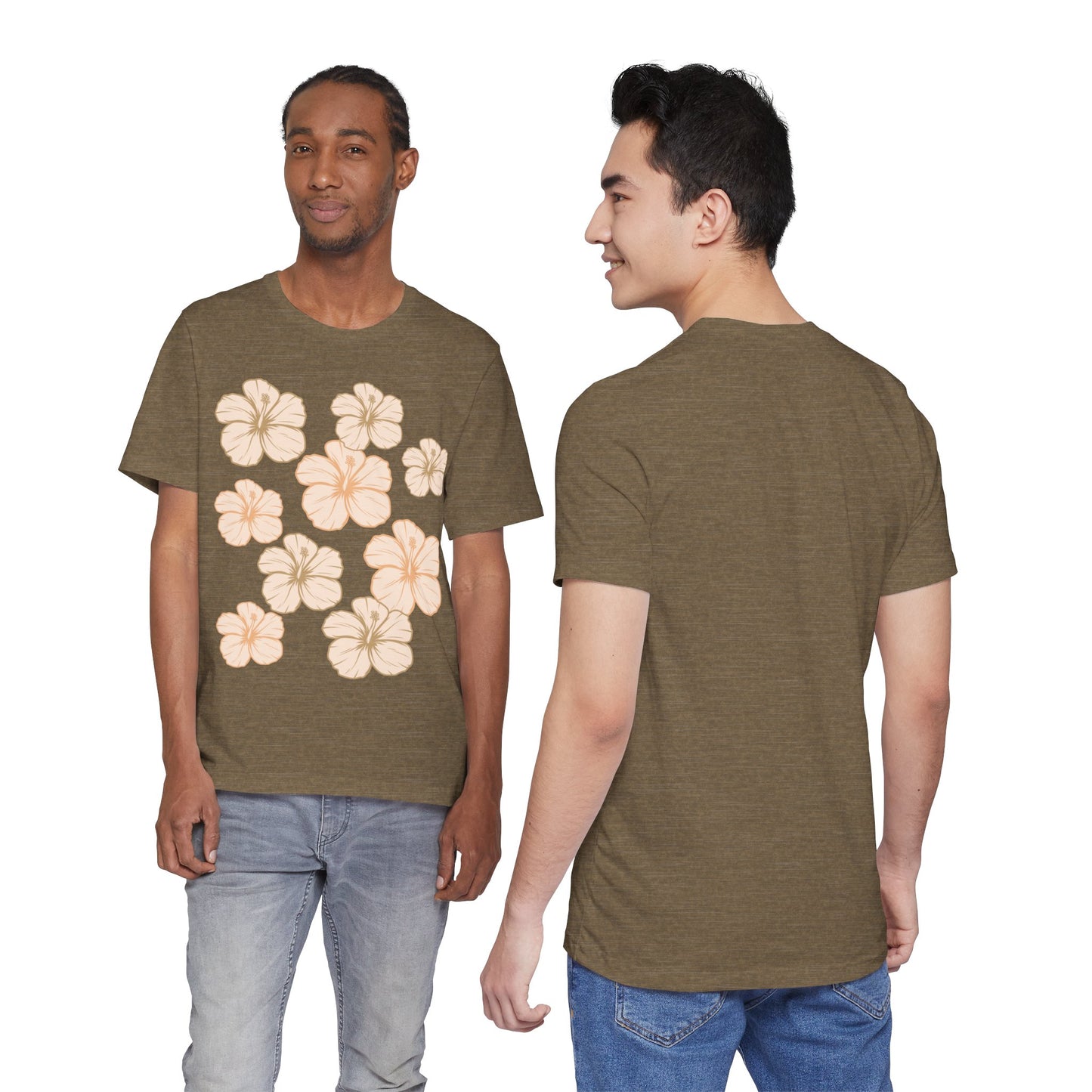 HIbiscus All Over Unisex Jersey Tee