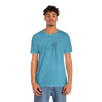 Koa Pineapple Floatie Dog Tee | Coastal Hawaii Tee