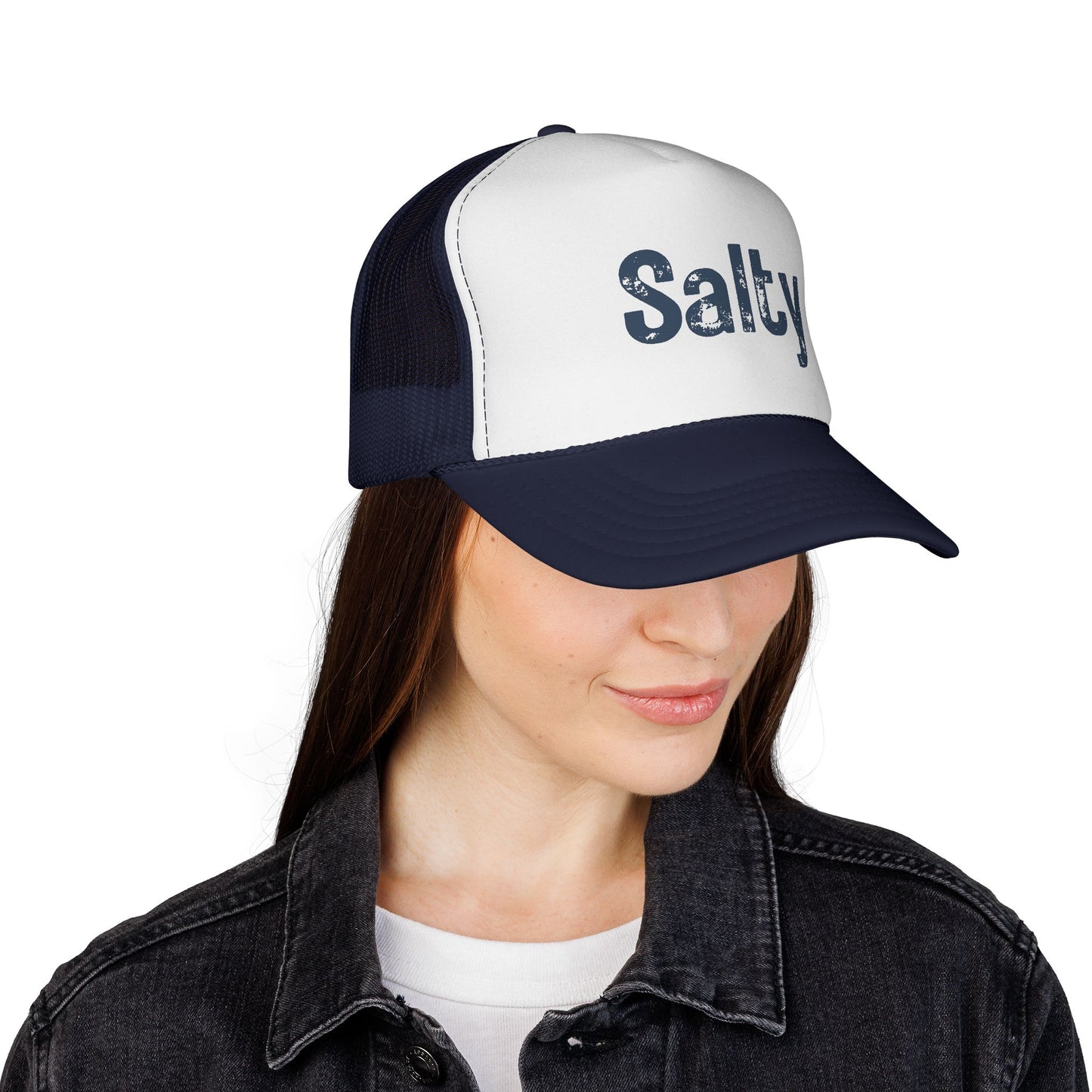 Salty Trucker Hat | Beach-Inspired Mesh Cap