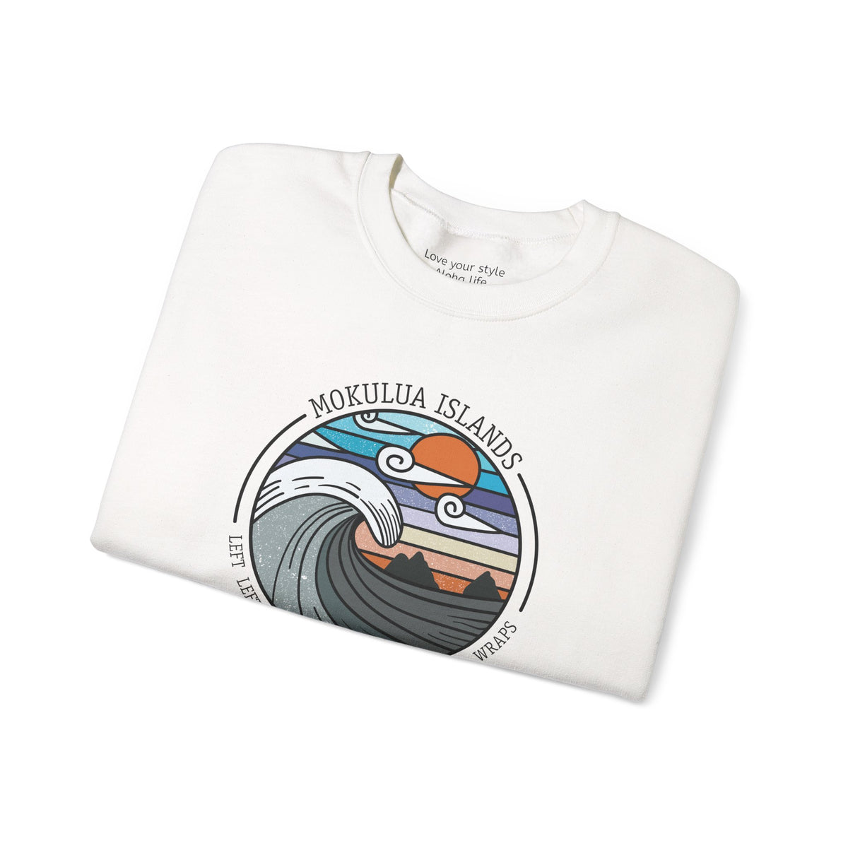 Mokulua Islands Surf Spots Graphic Sweatshirt