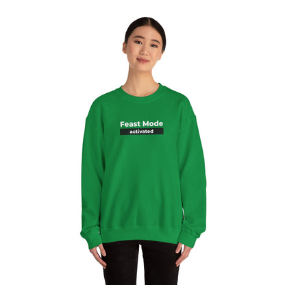 Feast Mode Activated Unisex Heavy Blend Crewneck Sweatshirt