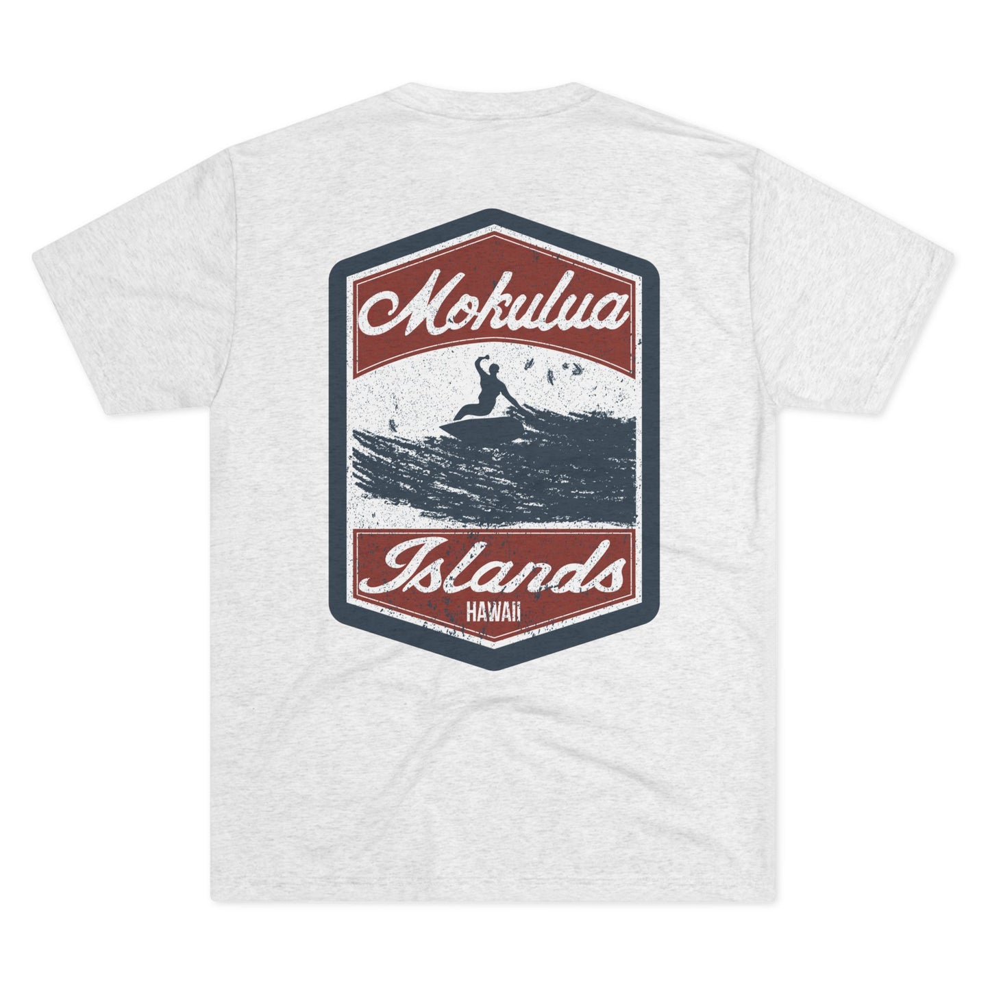 Mokulua Islands Surf Unisex Tri-Blend Crew Tee