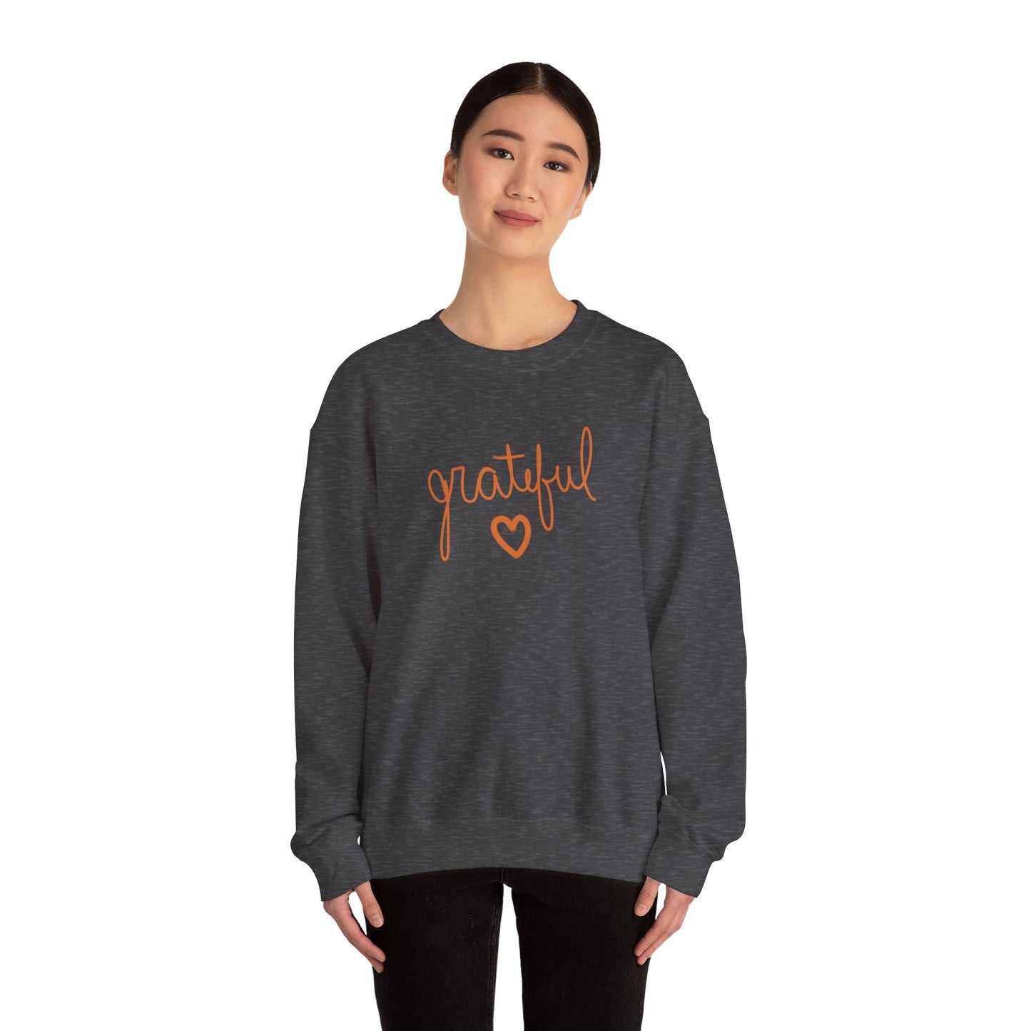 Grateful Heart Unisex Heavy Blend Crewneck Sweatshirt