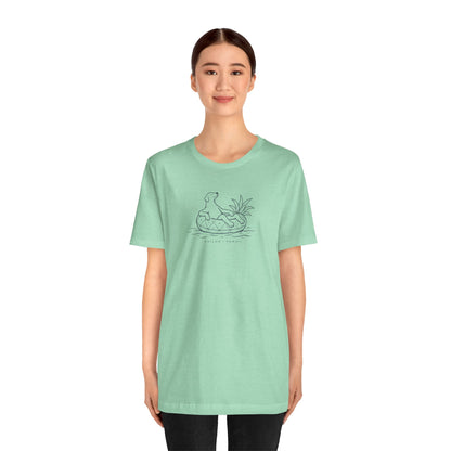 Koa Pineapple Floatie Dog Tee | Coastal Hawaii Tee