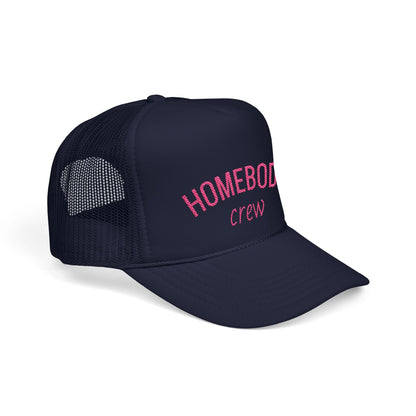 Homebody Crew Trucker Hat – Pink Vibes