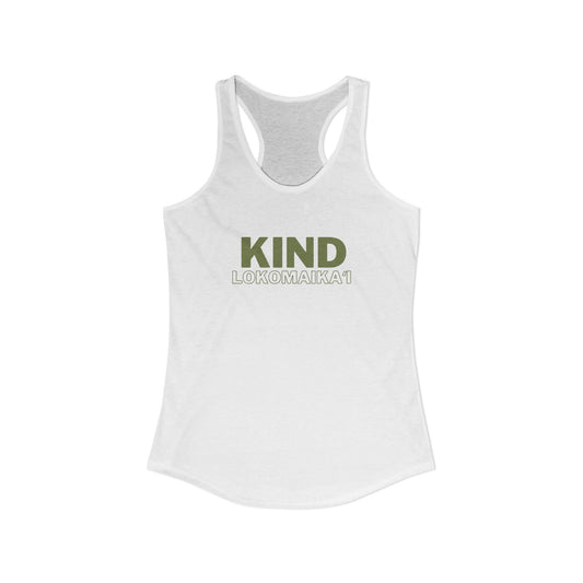 KIND – Lokomaikaʻi Racerback Tank – Aloha in Action