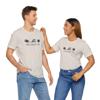 Eat Beach Sip Graphic Tee