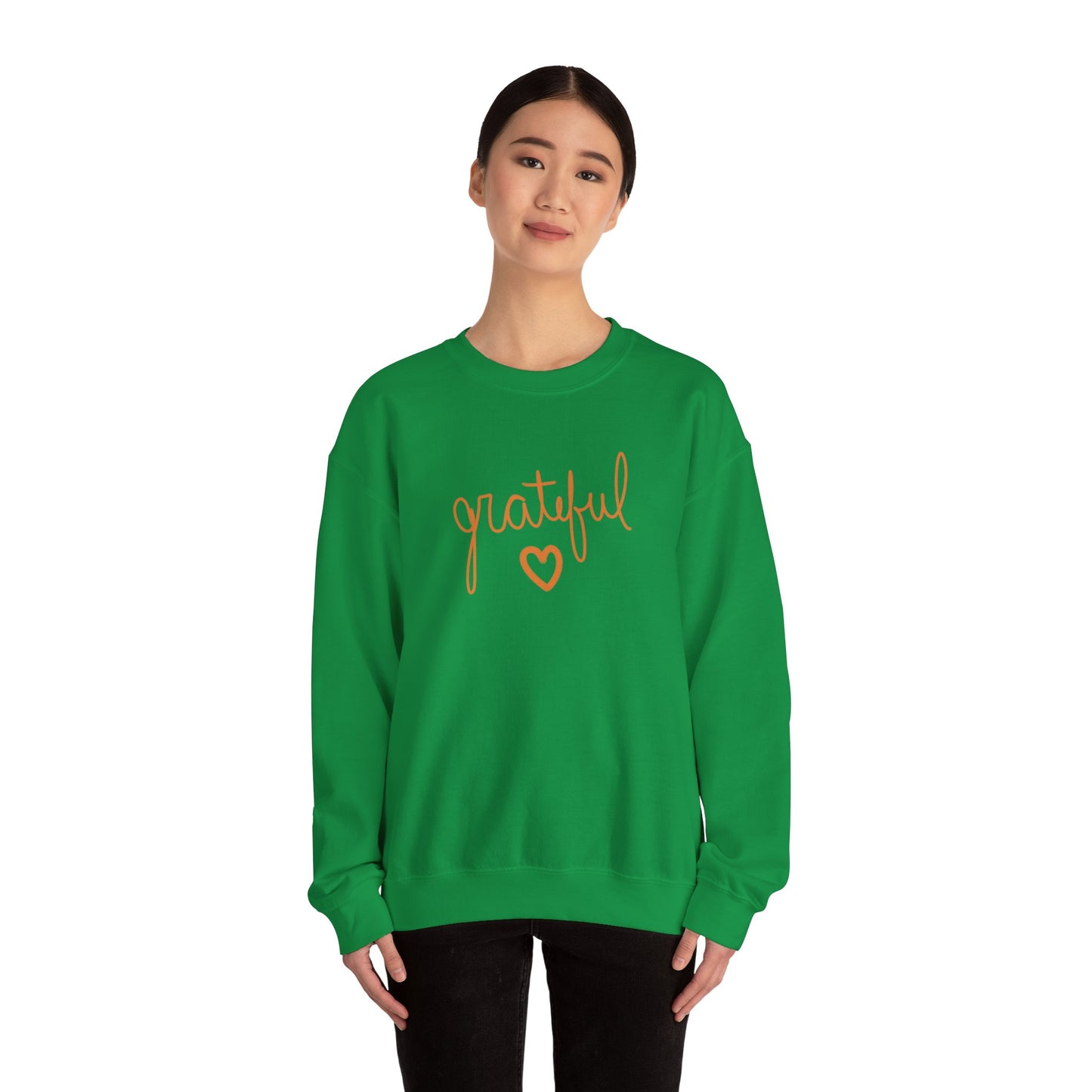 Grateful Heart Unisex Heavy Blend Crewneck Sweatshirt