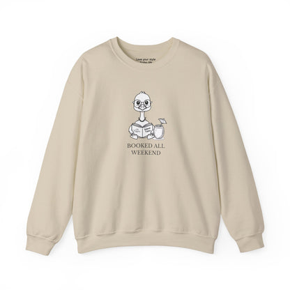Booked All Weekend Sweatshirt – Nēnē Goose Island Reader Edition