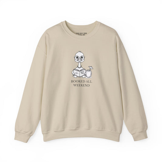 Booked All Weekend Sweatshirt – Nēnē Goose Island Reader Edition
