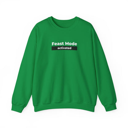 Feast Mode Activated Unisex Heavy Blend Crewneck Sweatshirt