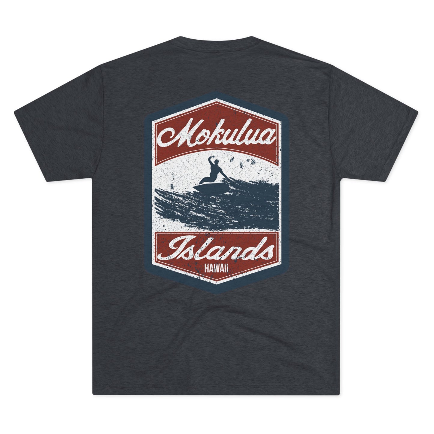 Mokulua Islands Surf Unisex Tri-Blend Crew Tee