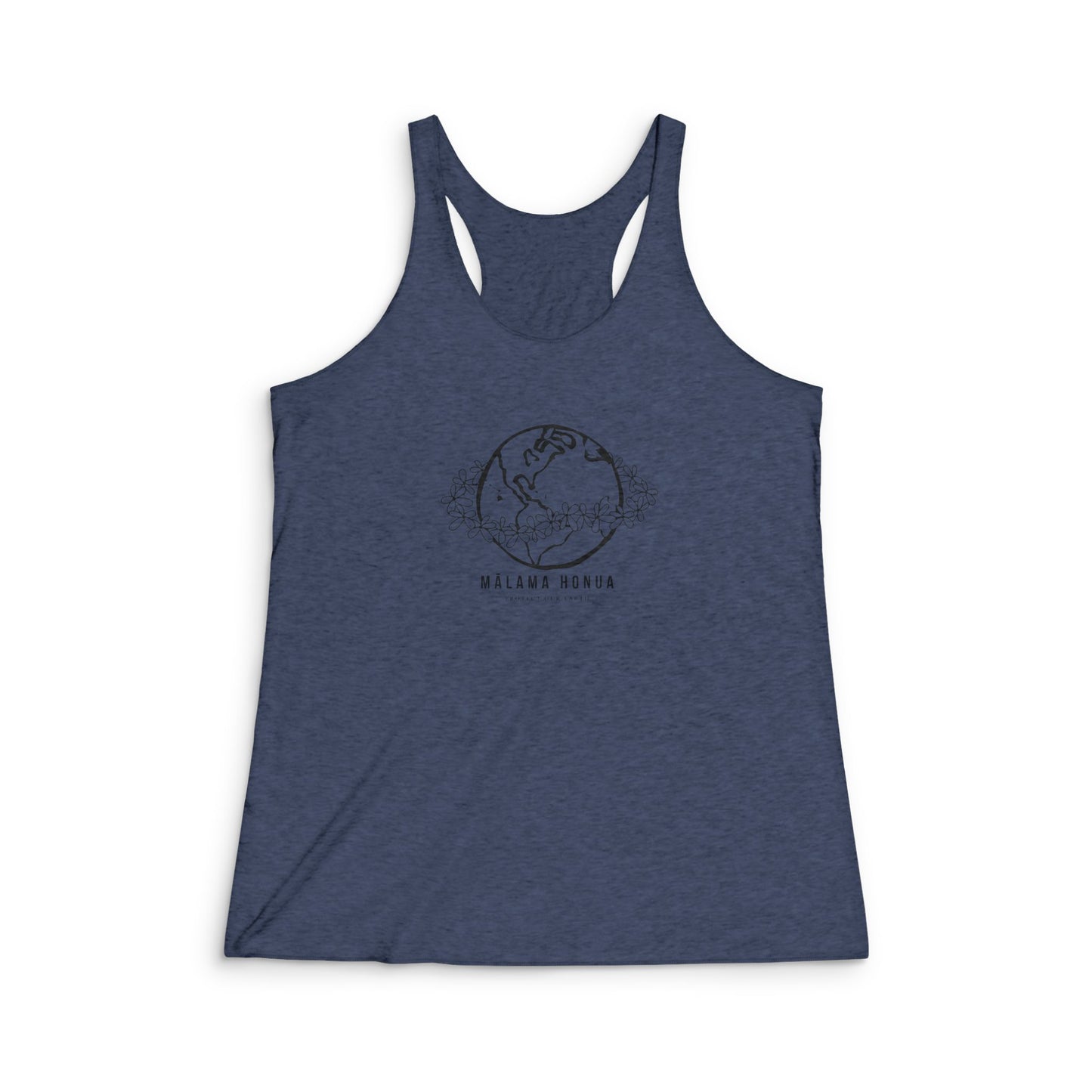 Mālama Honua Triblend Racerback Tank