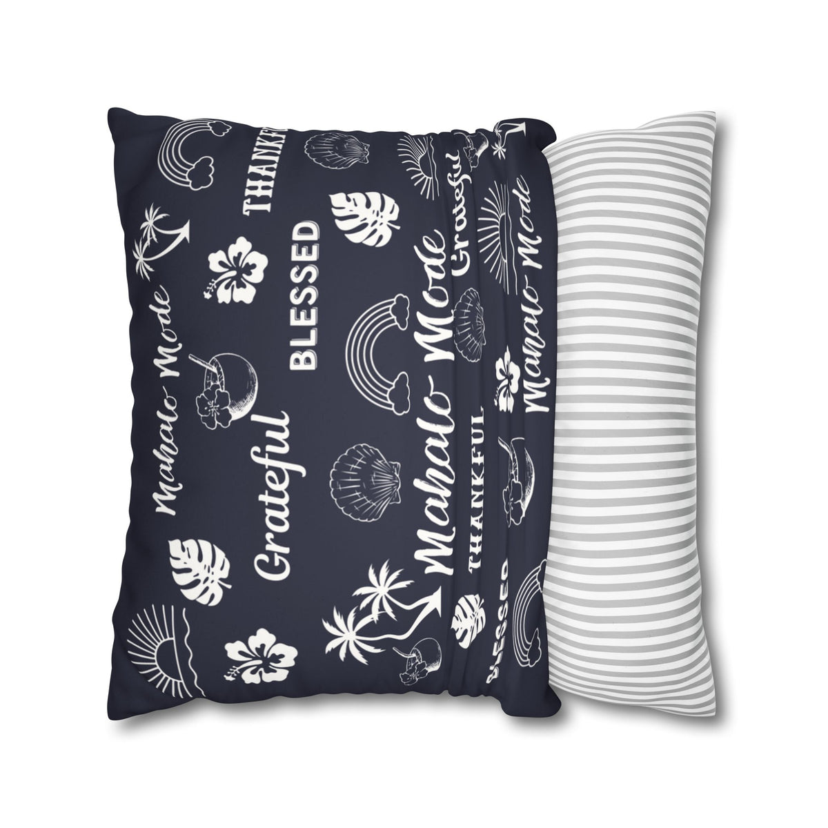 Mahalo Mode Pillow Cover – Navy