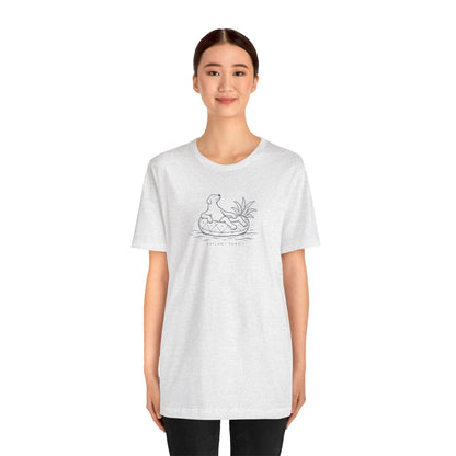 Koa Pineapple Floatie Dog Tee | Coastal Hawaii Tee