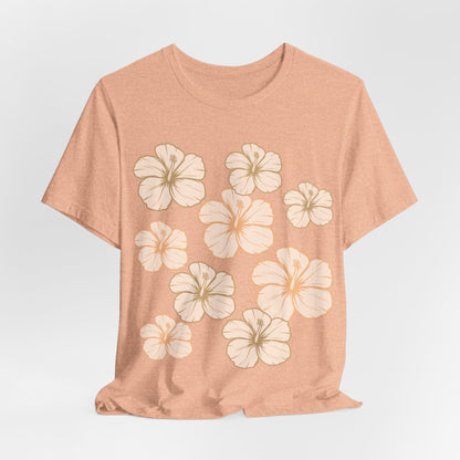 HIbiscus All Over Unisex Jersey Tee