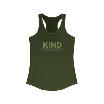 KIND – Lokomaikaʻi Racerback Tank – Aloha in Action